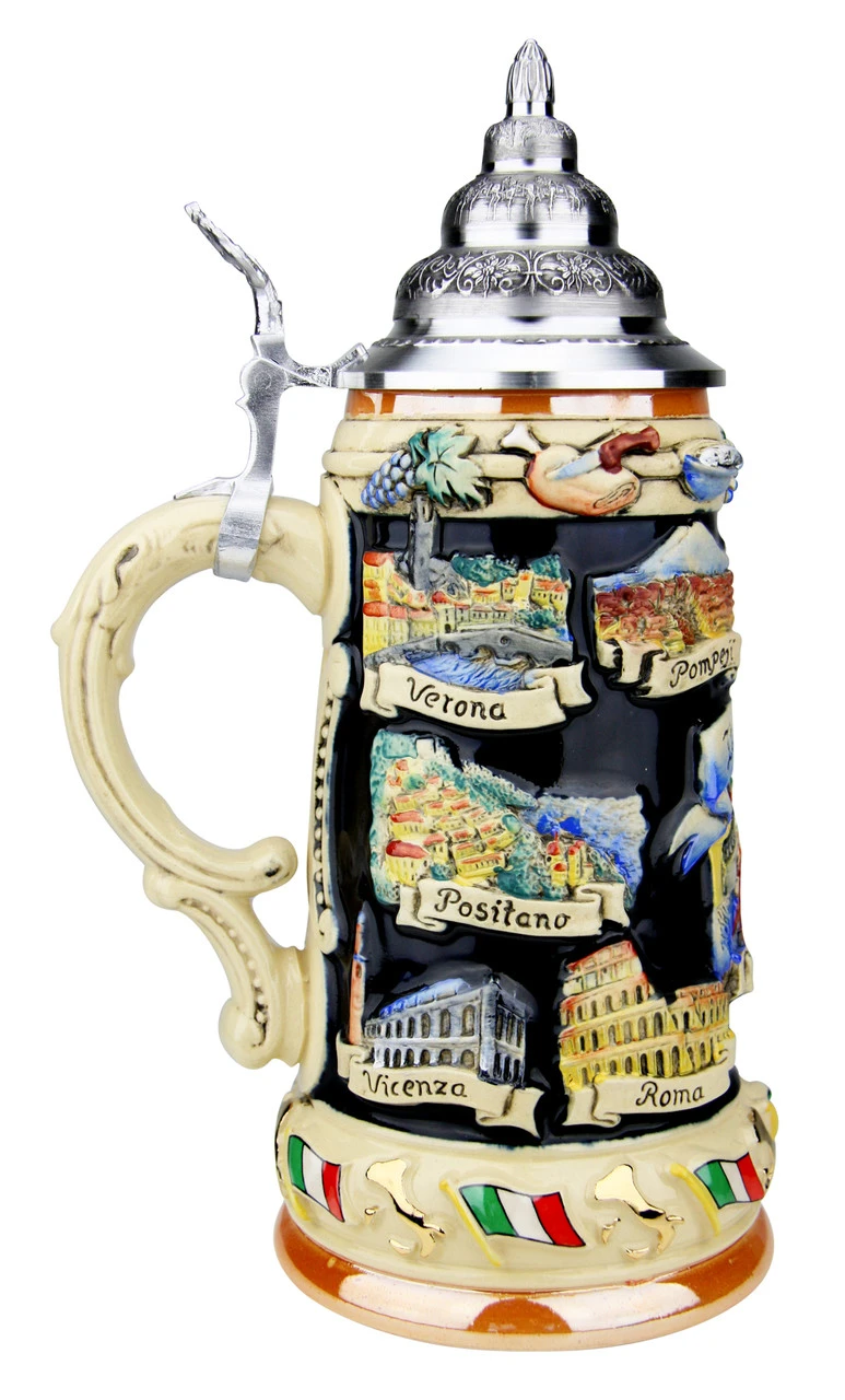 Italy Panorama Beer Stein 7 Italy Panorama Beer Stein - Image 5