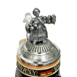 Deutschland Legacy Beer Stein | Beer Maiden Lid And Pewter Base -Deals Steinking Store K1010BZF Detail SM 69801.1417106357