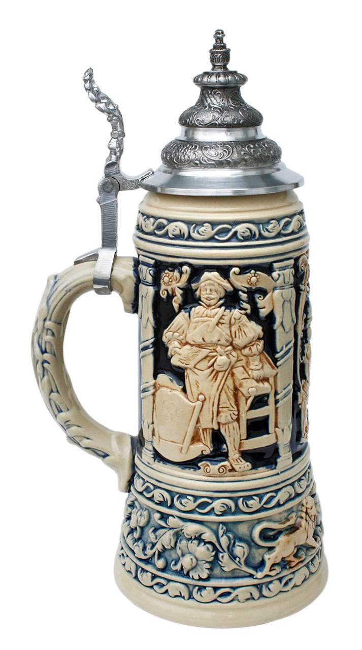 King Limitaet 2002 | Medieval Professions Antique Style Beer Stein - Image 2