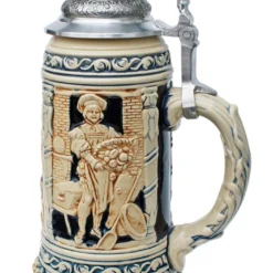 King Limitaet 2002 | Medieval Professions Antique Style Beer Stein -Deals Steinking Store King 2002 Limitat Medieval Professions Beer Stein K2032E RS SM 69032.1395936207