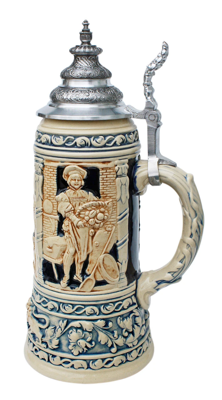 King Limitaet 2002 | Medieval Professions Antique Style Beer Stein - Image 3