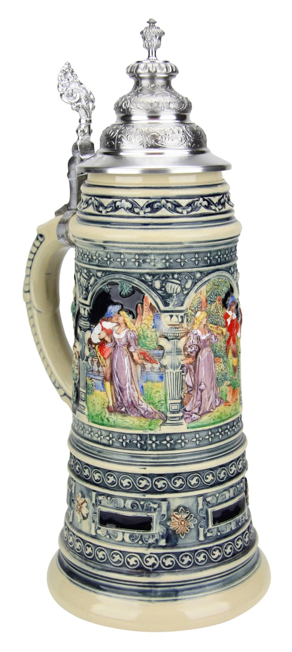 King Limitaet 2005 | Lovers Tryst Handpainted Beer Stein 4 King Limitaet 2005 | Lovers Tryst Handpainted Beer Stein - Image 2