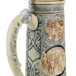 King Limitaet 2008 | Old Testament Antique Style Beer Stein -Deals Steinking Store King Limitaet 2008 Old Testament Handpainted Beer Stein Cobalt K2038E Back2 SM 77771.1461704760