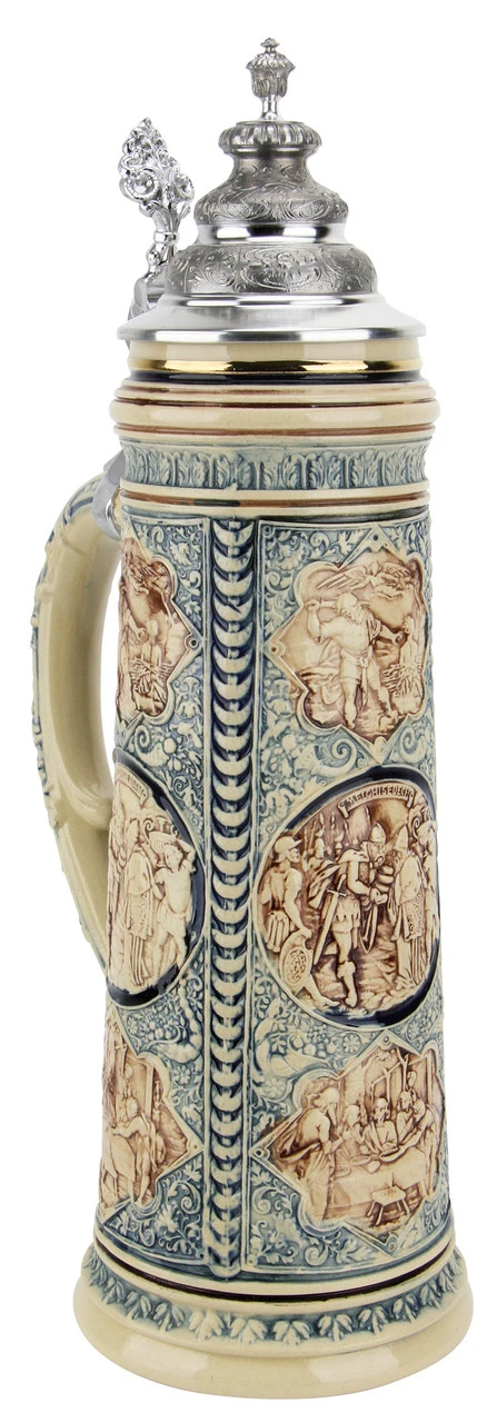 King Limitaet 2008 | Old Testament Antique Style Beer Stein - Image 2