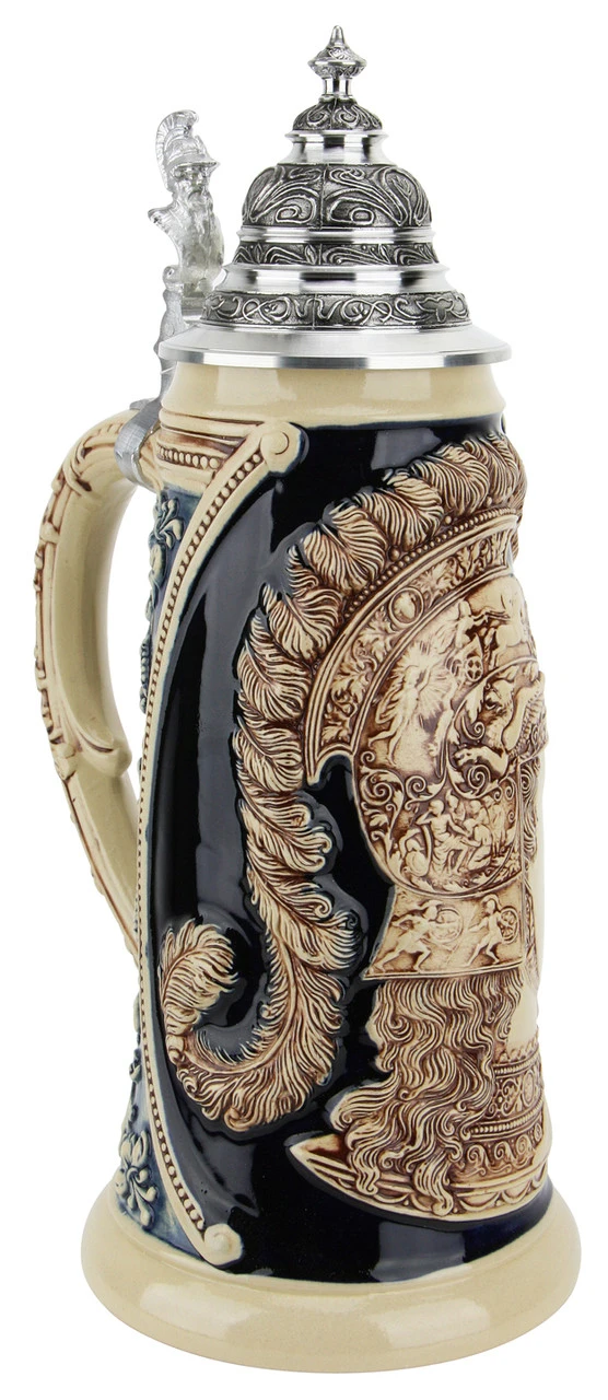 King Limitaet 2009 | Peter Duemler Minerva Antique Style Beer Stein 4 King Limitaet 2009 | Peter Duemler Minerva Antique Style Beer Stein - Image 2