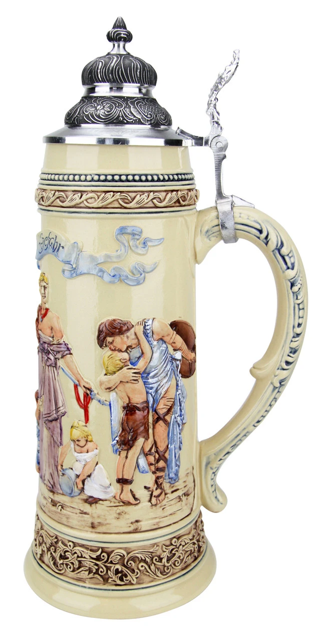 King Limitaet 2017 | Defending The Homeland Handpainted Beer Stein 6 King Limitaet 2017 | Defending The Homeland Handpainted Beer Stein - Image 4