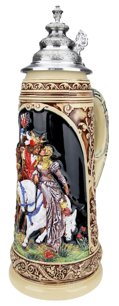 King Limitaet 2019 | Falcon Hunt Handpainted Beer Stein 4 King Limitaet 2019 | Falcon Hunt Handpainted Beer Stein - Image 2