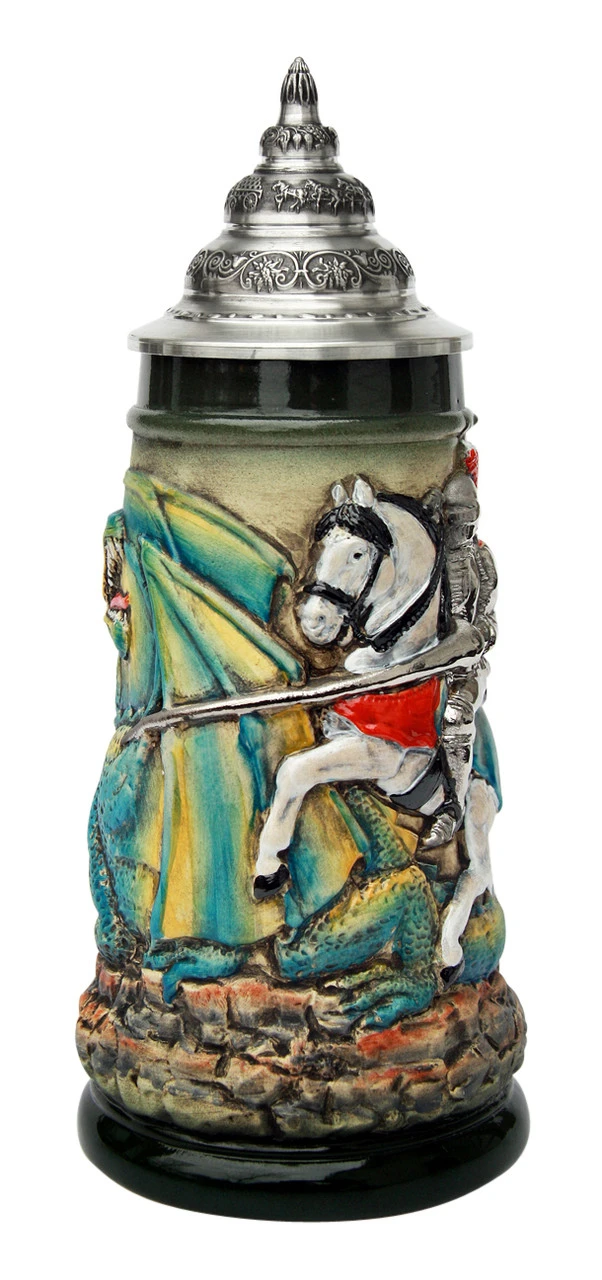 Knight Dragon Slayer Beer Stein 4 Knight Dragon Slayer Beer Stein - Image 2