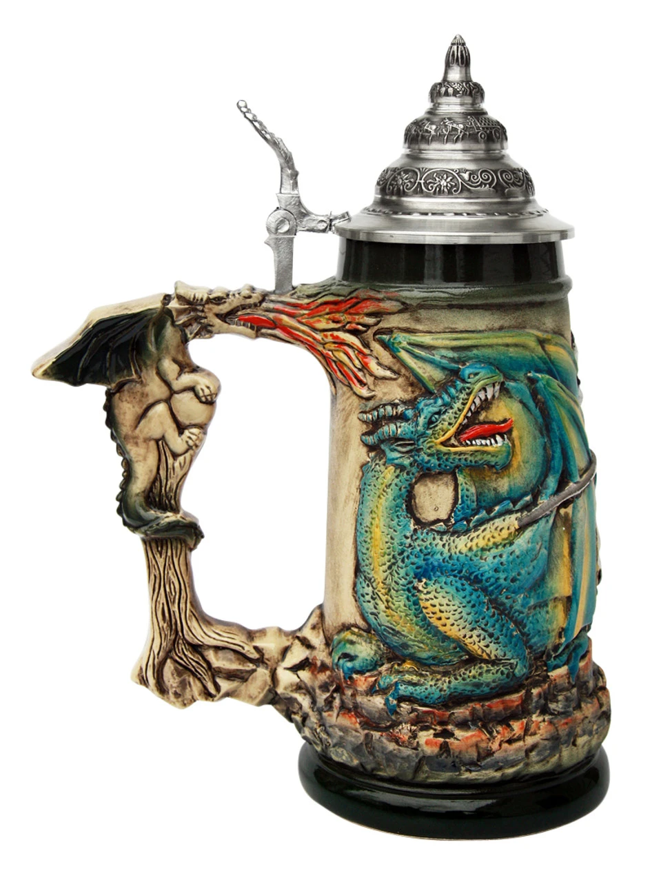 Knight Dragon Slayer Beer Stein 5 Knight Dragon Slayer Beer Stein - Image 3