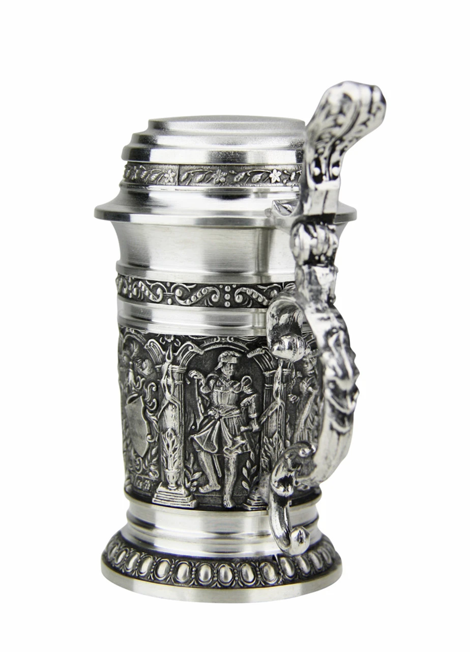 Knights Schnapps Pewter Mini Stein | 1.5oz 7 Knights Schnapps Pewter Mini Stein | 1.5oz - Image 5