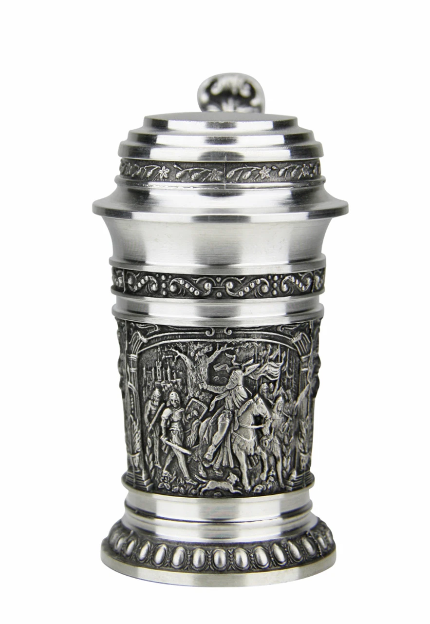 Knights Schnapps Pewter Mini Stein | 1.5oz 5 Knights Schnapps Pewter Mini Stein | 1.5oz - Image 3