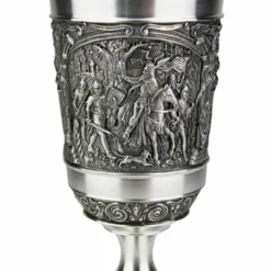 Knights Pewter Wine Goblet