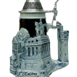 Rhein River Towns Souvenir Beer Stein Cobalt -Deals Steinking Store Koln Rudesheim Koblenz Souviner Beer Stein KT0635EZ RS SM 12966.1401735865