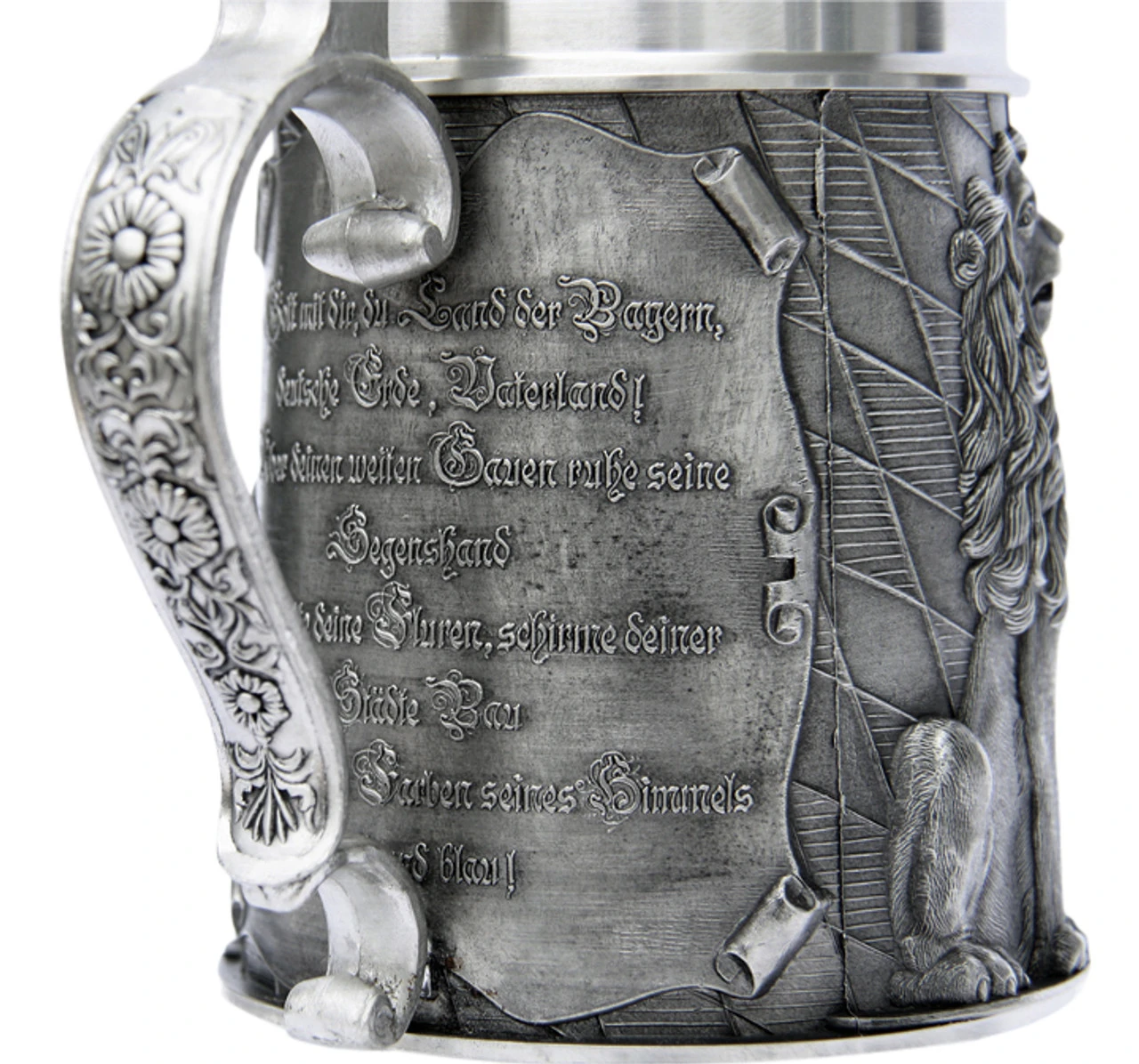 Land Of Bavaria Pewter Beer Stein 5 Land Of Bavaria Pewter Beer Stein - Image 3