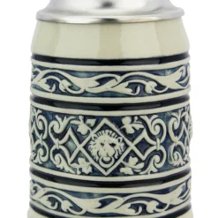 Lion Head Traditional Cobalt Stone Gray Finish Beer Stein -Deals Steinking Store Lion Head Traditional Cobalt Stone Gray Finish Beer Stein K6201SG FNT SM 30668.1605400686