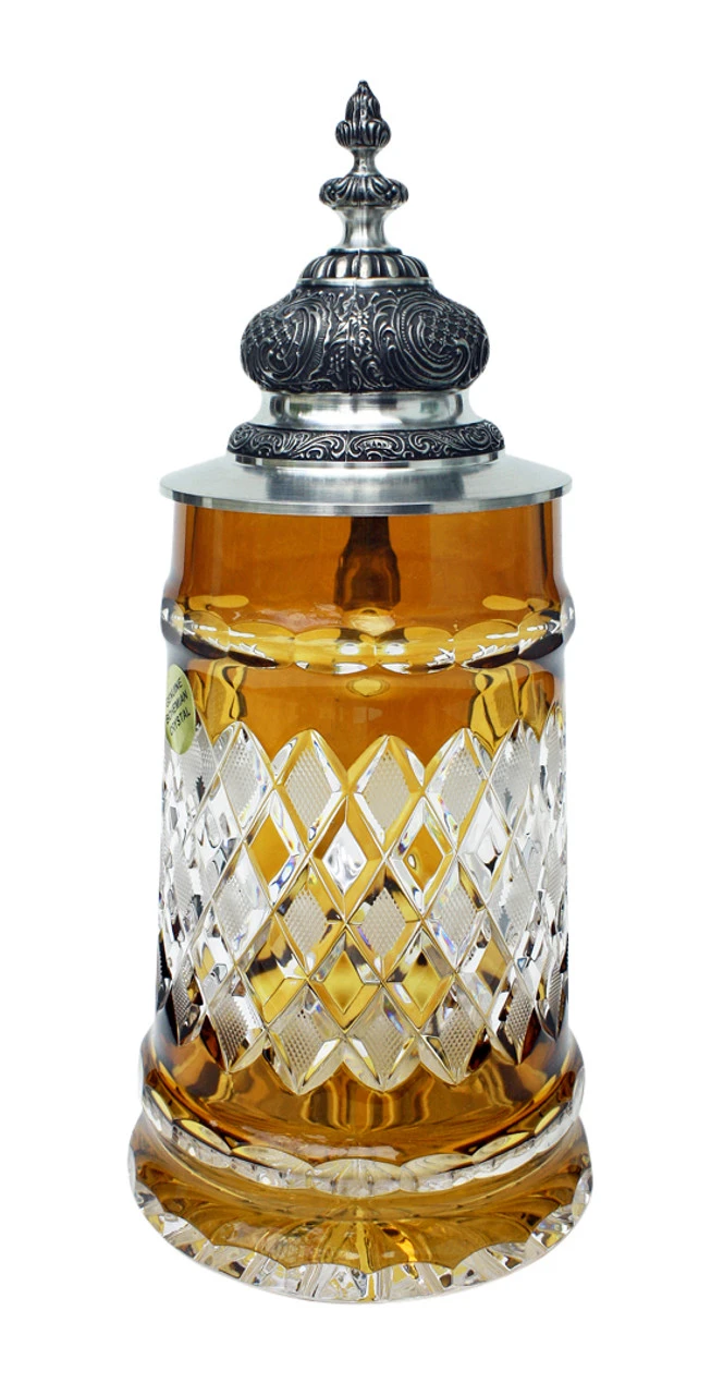 Lord Of Crystal Beer Stein Amber