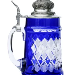 Lord Of Crystal Beer Stein Blue 8 Lord Of Crystal Beer Stein Blue -Deals Steinking Store Lord of Crystal Beer Stein Blue K6001BL LS SM 51752.1399045548
