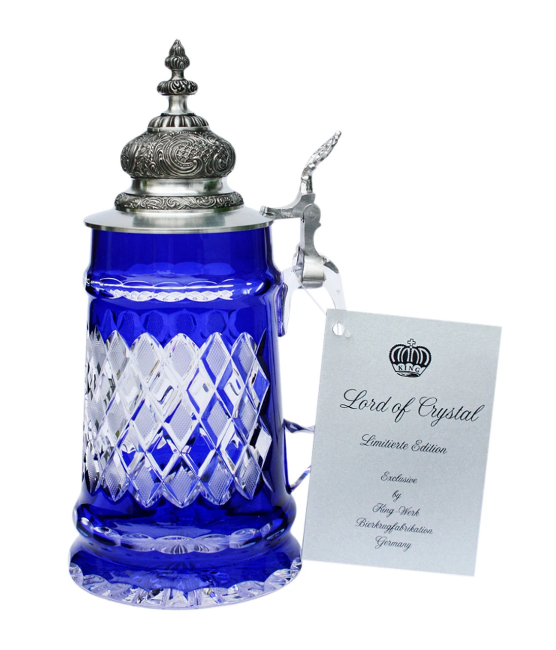 Lord Of Crystal Beer Stein Blue 3 Lord Of Crystal Beer Stein Blue