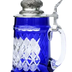 Lord Of Crystal Beer Stein Blue 9 Lord Of Crystal Beer Stein Blue -Deals Steinking Store Lord of Crystal Beer Stein Blue K6001BL RS SM 07813.1399045548