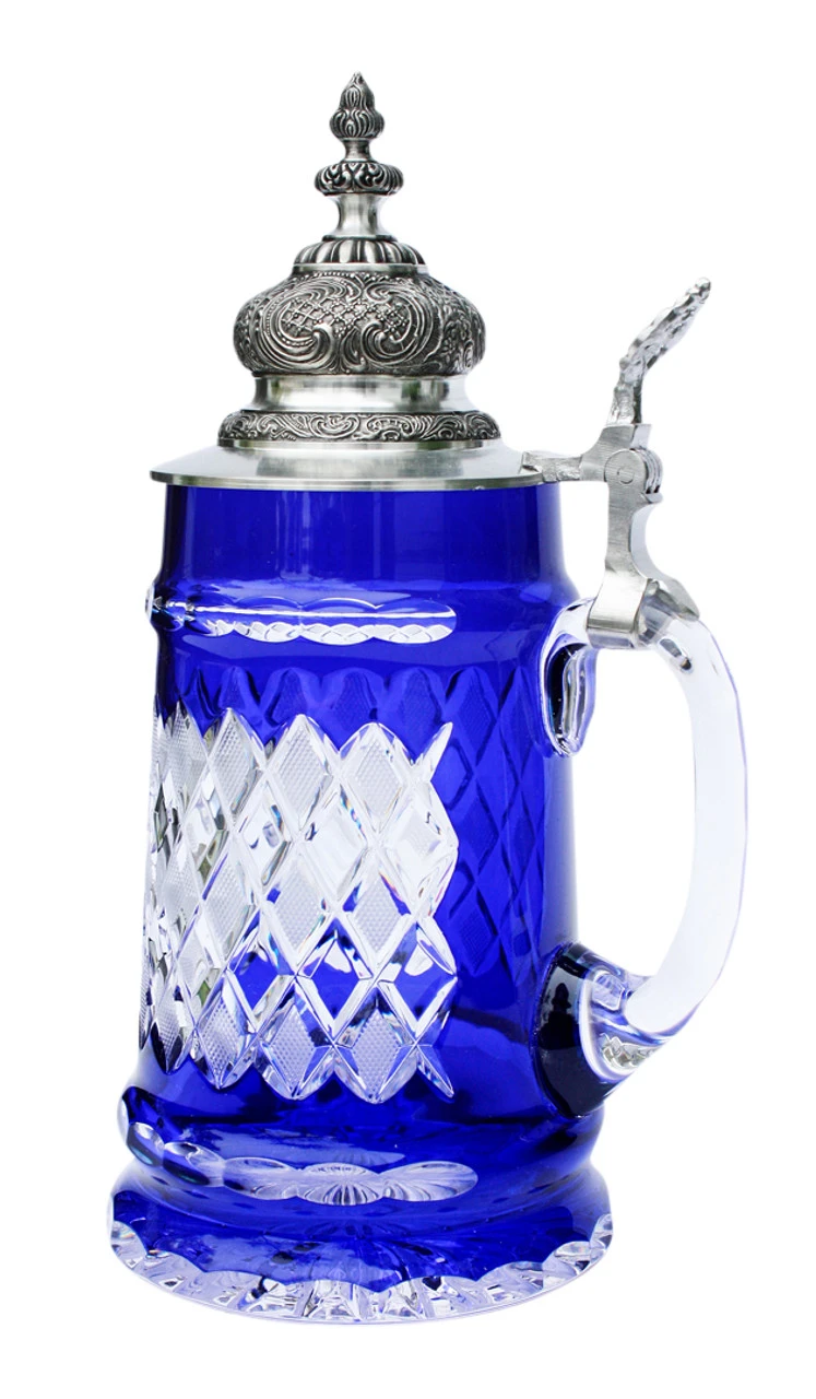 Lord Of Crystal Beer Stein Blue 6 Lord Of Crystal Beer Stein Blue - Image 4