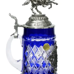 Lord Of Crystal German Knight Beer Stein Blue -Deals Steinking Store Lord of Crystal German Knight Beer Stein Blue K6002BL LS SM 98391.1446647436