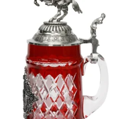 Lord Of Crystal German Knight Beer Stein Red -Deals Steinking Store Lord of Crystal German Knight Beer Stein Red K6002R RS SM 12279.1446647527
