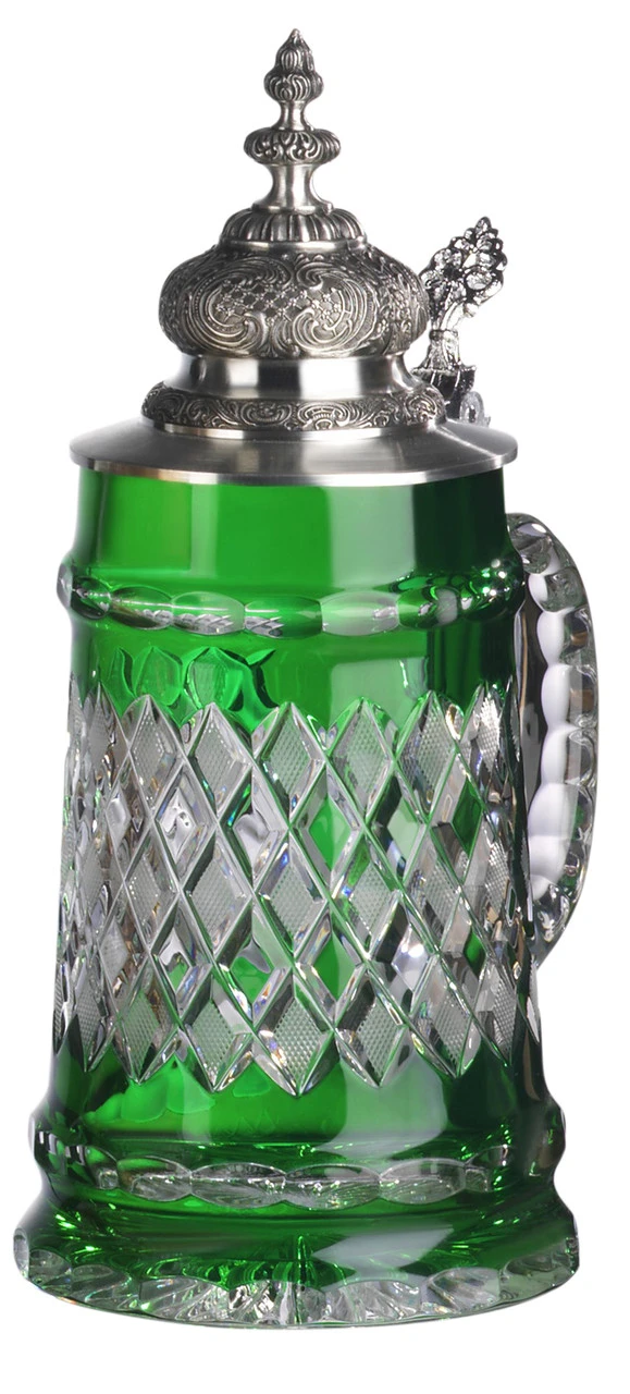Lord Of Crystal Beer Stein Green 3 Lord Of Crystal Beer Stein Green