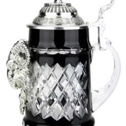 Lord Of Crystal Ram German Beer Stein Black | 3D Ram Lid 15 Lord Of Crystal Ram German Beer Stein Black | 3D Ram Lid -Deals Steinking Store Lord of Crystal Ram German Beer Stein Black 3D Ram Lid K6001SRR RS SM 56849.1558475404