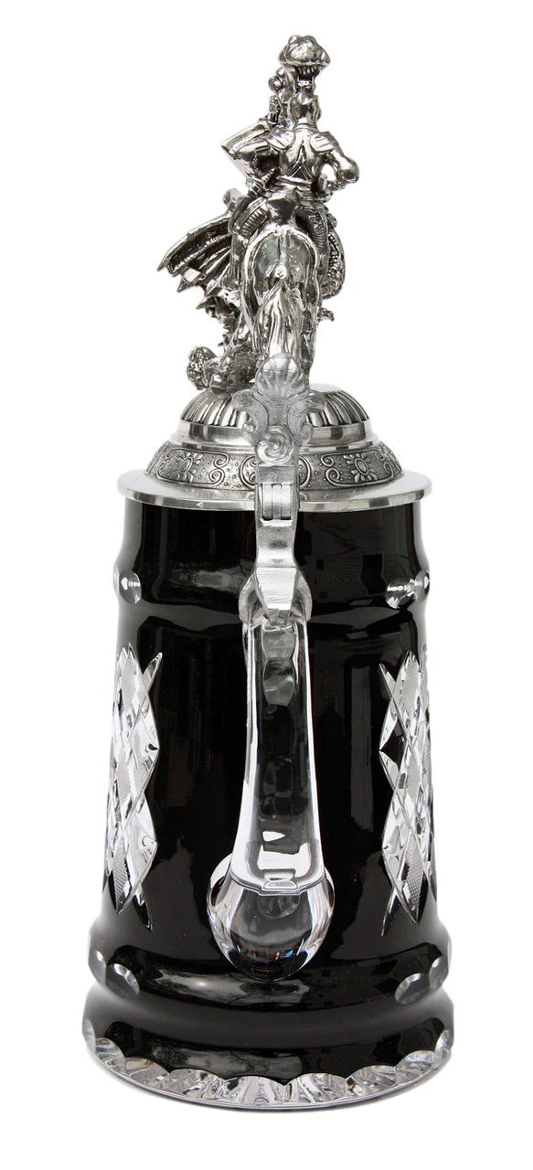 Lord Of Crystal St. George The Dragon Slayer German Beer Stein - Image 5