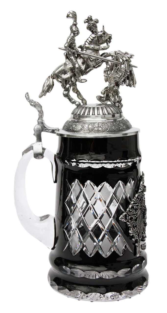 Lord Of Crystal St. George The Dragon Slayer German Beer Stein