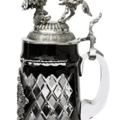 Lord Of Crystal St. George The Dragon Slayer German Beer Stein -Deals Steinking Store Lord of Crystal St. George the Dragon Slayer German Beer Stein K6002SPC RS SM 53412.1417532797
