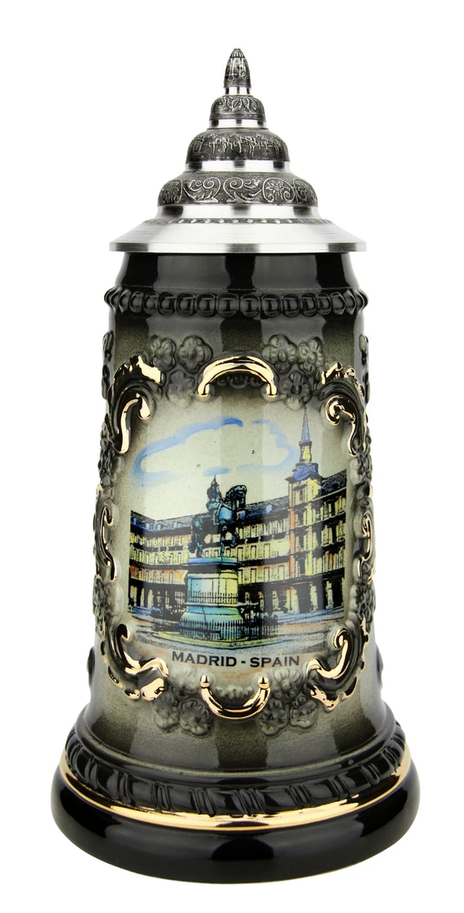 Madrid Beer Stein 3 Madrid Beer Stein