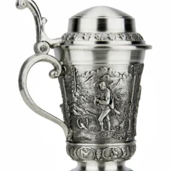 Marksman Hunter Schnapps Pewter Mini Stein | 1 Oz -Deals Steinking Store Marksman Hunter Schnapps Pewter Mini Stein AS12510 LS SM 87192.1650910102
