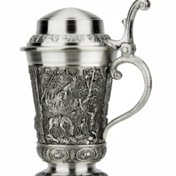 Marksman Hunter Schnapps Pewter Mini Stein | 1 Oz -Deals Steinking Store Marksman Hunter Schnapps Pewter Mini Stein AS12510 RS SM 55534.1650910104