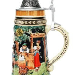 May Celebration Traditional Beer Stein -Deals Steinking Store May Dance Traditional Beer Stein KT0280BZ RS SM 32415.1401397822