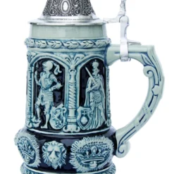 Medieval Holy Roman Emperor Beer Stein Cobalt -Deals Steinking Store Medieval Holy Roman Emperor Beer Stein Cobalt KT1337EZ RS SM 98626.1401397847