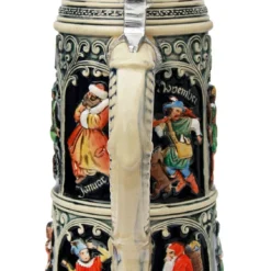 King Limitaet 2015 | Medieval Months Handpainted Beer Stein 9 King Limitaet 2015 | Medieval Months Handpainted Beer Stein -Deals Steinking Store Medieval Months Limitat 2015 Beer Stein K2045B Back SM 46483.1423685814