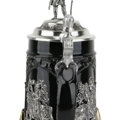Medieval Tournament Beer Stein | Knight Lid -Deals Steinking Store Medieval Tournament Beer Stein Knight Lid KT6001SR Back SM 03122.1461697948
