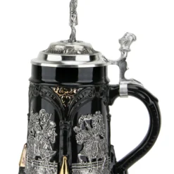 Medieval Tournament Beer Stein | Knight Lid -Deals Steinking Store Medieval Tournament Beer Stein Knight Lid KT6001SR RS SM 32977.1461697974