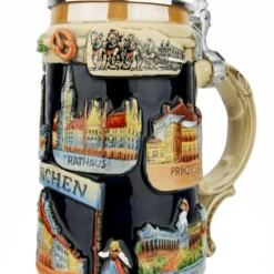 Munich Bavaria Souvenir Beer Stein -Deals Steinking Store Munich Bavaria Souvenir Beer Stein K309M RA SM 84007.1649867207