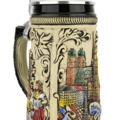 Munich Marienplatz Oktoberfest German Beer Stein -Deals Steinking Store Munich Oktoberfest German Stein 0.5 Liter ZB13030111 LA SM 27355.1676413547