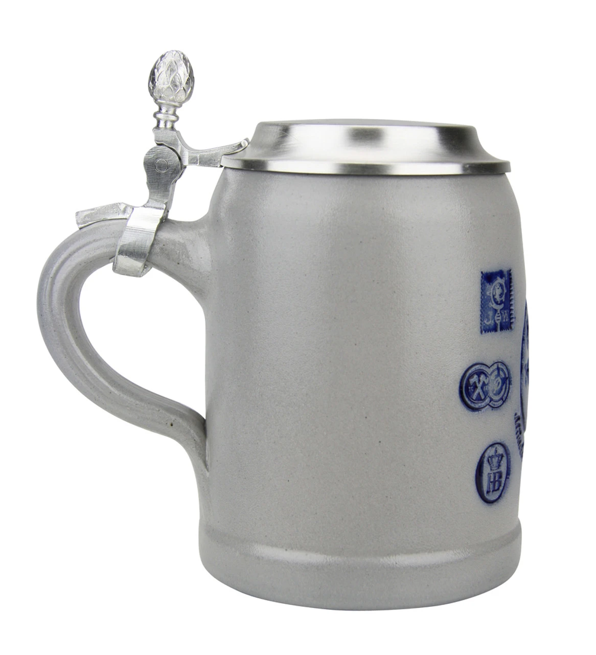 Munich Purity Law 1487 0.5 Liter Salt Glaze Stoneware Beer Stein 4 Munich Purity Law 1487 0.5 Liter Salt Glaze Stoneware Beer Stein - Image 2