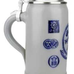 Munich Purity Law 1487 1 Liter Salt Glaze Stoneware Beer Stein -Deals Steinking Store Munich Purity Law 1487 1 Liter Salt Glaze Stoneware Beer Stein MS14871ZD LS SM 31701.1503871621