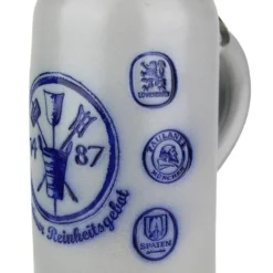 Munich Purity Law 1487 1 Liter Salt Glaze Stoneware Beer Stein -Deals Steinking Store Munich Purity Law 1487 1 Liter Salt Glaze Stoneware Beer Stein MS14871ZD RA SM 93522.1503871620