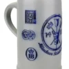 Munich Purity Law 1487 1 Liter Salt Glaze Stoneware Beer Mug