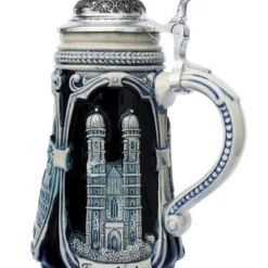 Portraits Of Munich Beer Stein | Cobalt -Deals Steinking Store Munich Scenes Beer Stein Cobalt Blue K303SGN RS SM 14202.1443205837
