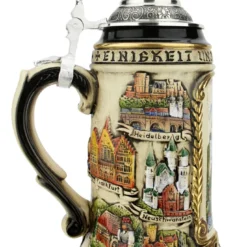 Neuschwanstein Castle German Beer Stein With Eagle Lid -Deals Steinking Store Neuschwanstein Castle German Beer Stein with Eagle Lid ZB1424S9009 LS SM 92808.1618350113