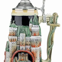 Neuschwanstein And King Ludwig Castle 3D Beer Stein With Castle Lid -Deals Steinking Store Neuschwanstein and King Ludwig Castle 3D Beer Stein with Castle Lid ZB19989910N RS SM 57274.1541375902