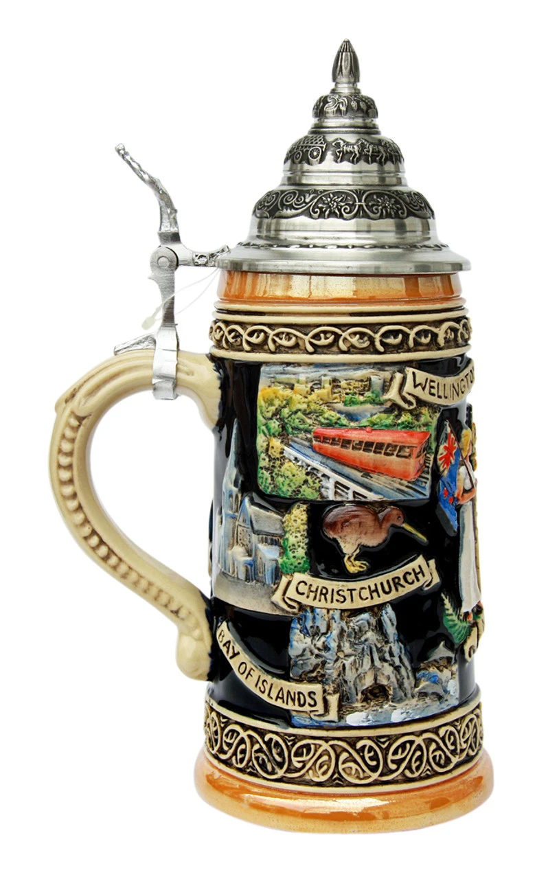 New Zealand Beer Stein 4 New Zealand Beer Stein - Image 2