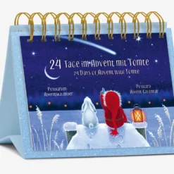 Nisse Christmas Card 24 Postcards Tear Off German Advent Calendar